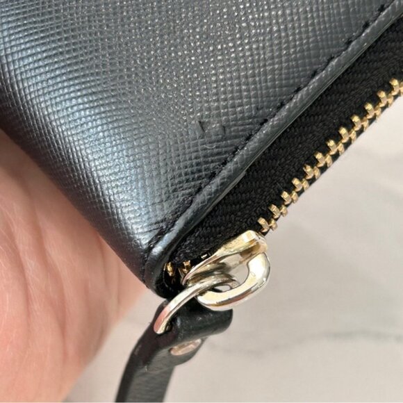 Kate Spade Black Leather Cameron Long Wallet - Picture 10 of 13